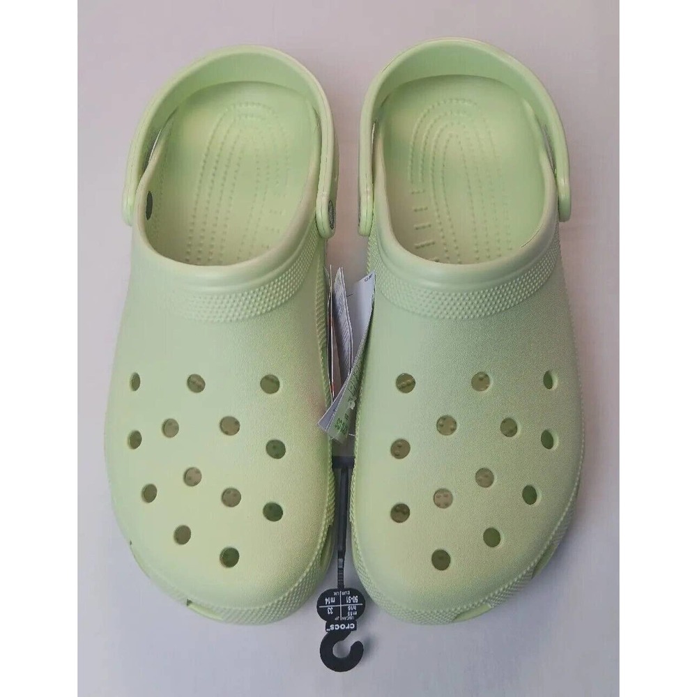 NEW Crocs Classic Clog Celery Green Men Size 15 10001-335